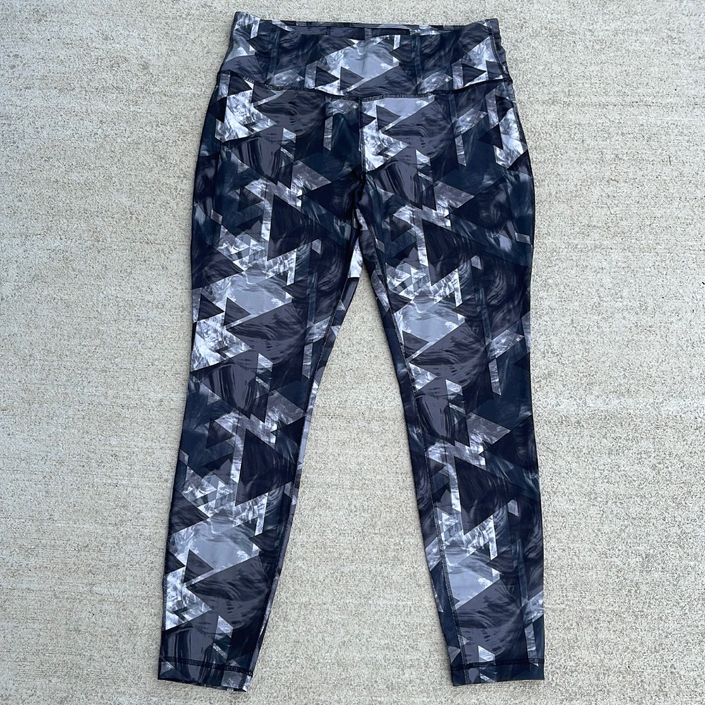 NWOT Women's gray full length active leggings size L